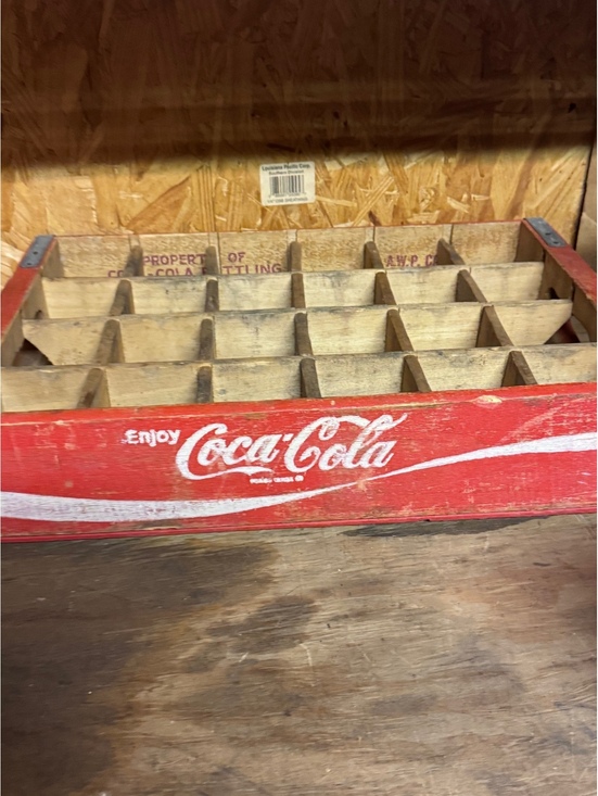 Other - Vintage Coca-Cola Wooden 24-Bottle Crate With Dividers